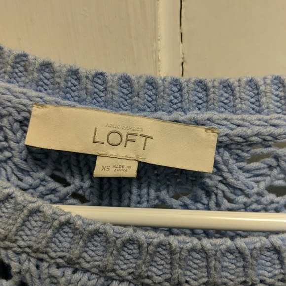 Light blue Ann Taylor Loft Sweater - Picture 2 of 3